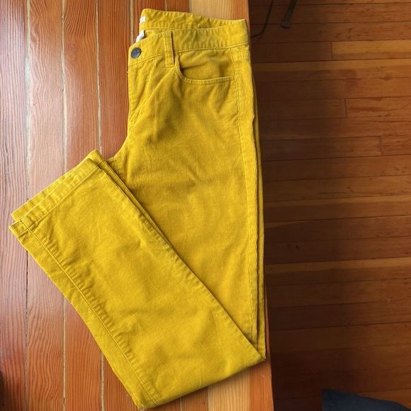 J Crew Matchstick Mustard Yellow Cords - Picture 9 of 12
